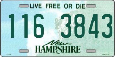 NH license plate 1163843