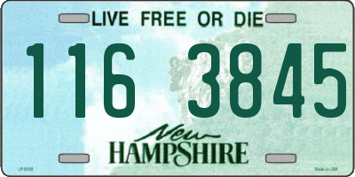 NH license plate 1163845