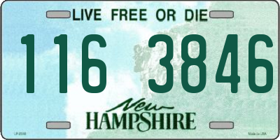 NH license plate 1163846