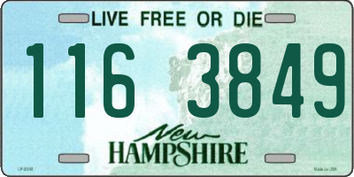 NH license plate 1163849