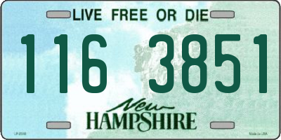 NH license plate 1163851