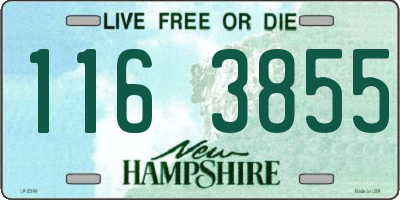 NH license plate 1163855