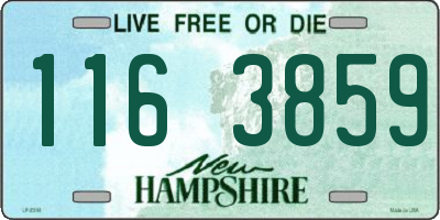 NH license plate 1163859