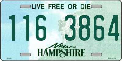 NH license plate 1163864