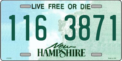 NH license plate 1163871
