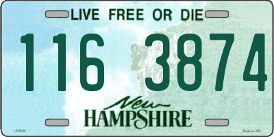 NH license plate 1163874