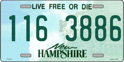 NH license plate 1163886