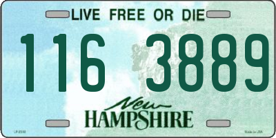NH license plate 1163889