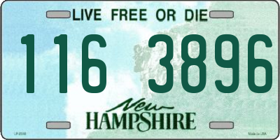 NH license plate 1163896
