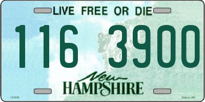 NH license plate 1163900