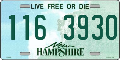 NH license plate 1163930