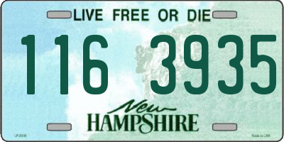 NH license plate 1163935