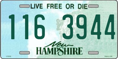 NH license plate 1163944