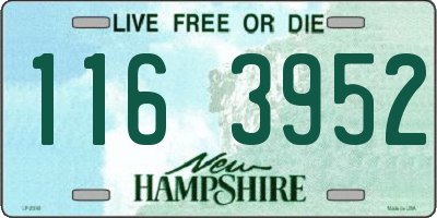 NH license plate 1163952