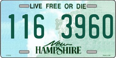 NH license plate 1163960