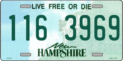 NH license plate 1163969