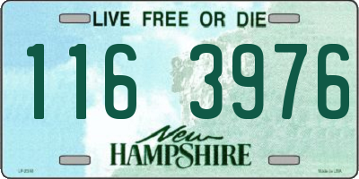 NH license plate 1163976