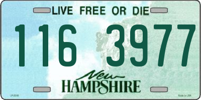 NH license plate 1163977