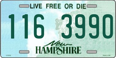 NH license plate 1163990