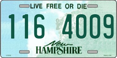 NH license plate 1164009