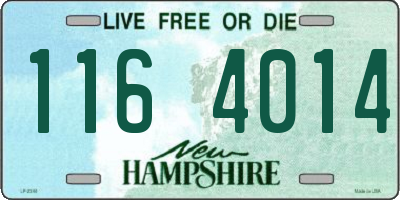 NH license plate 1164014