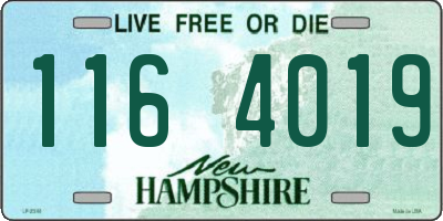 NH license plate 1164019