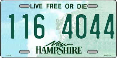 NH license plate 1164044