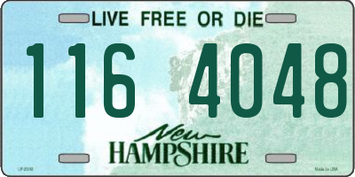 NH license plate 1164048