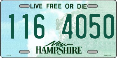 NH license plate 1164050