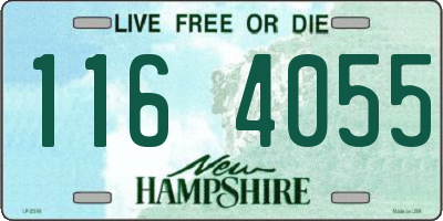 NH license plate 1164055