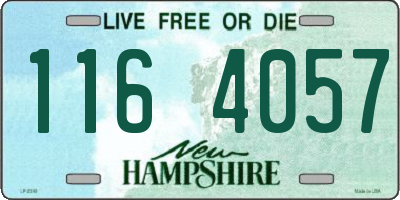 NH license plate 1164057