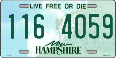 NH license plate 1164059