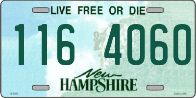 NH license plate 1164060