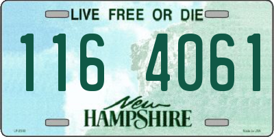 NH license plate 1164061