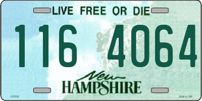 NH license plate 1164064