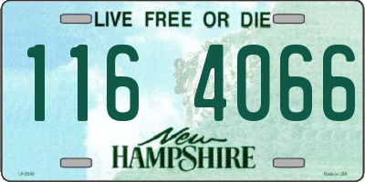 NH license plate 1164066