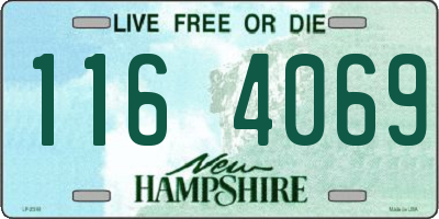 NH license plate 1164069