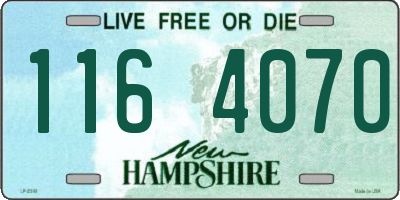 NH license plate 1164070