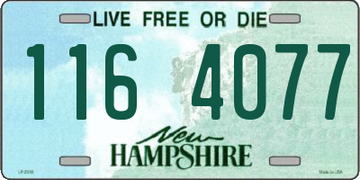 NH license plate 1164077
