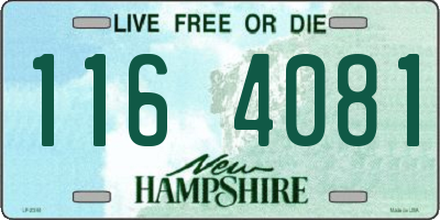NH license plate 1164081