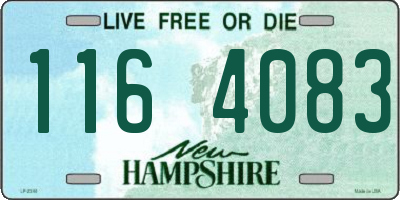NH license plate 1164083