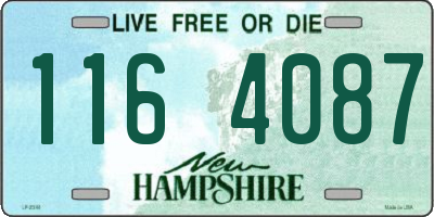 NH license plate 1164087