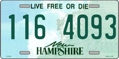 NH license plate 1164093