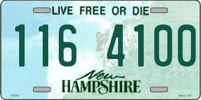 NH license plate 1164100