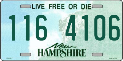 NH license plate 1164106
