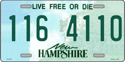 NH license plate 1164110