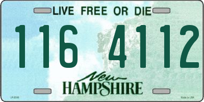 NH license plate 1164112