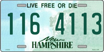 NH license plate 1164113