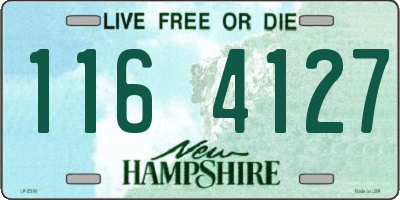 NH license plate 1164127