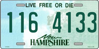 NH license plate 1164133